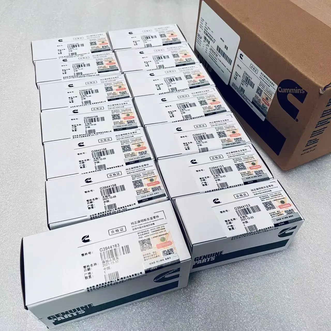 6CT Cummins Main Bearing Sets C3944163 C3944153 C3944158 3944163 ...